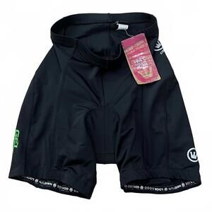 NWT Canari Womens Cycling Gel Padded Cycling Shorts Black Size Medium